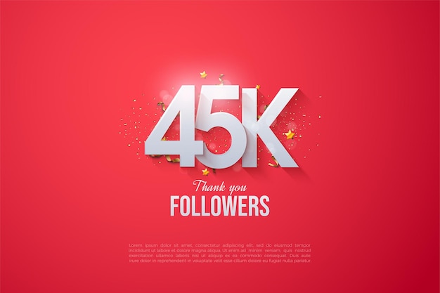 45k Followers.