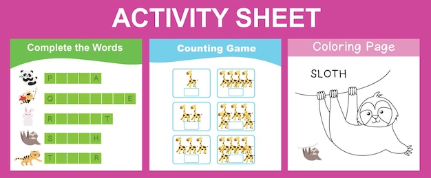 482 Activity Worksheet