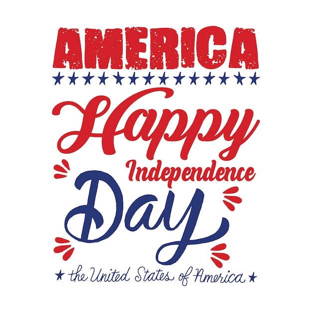 4th of July American Independence day vector tshirt design