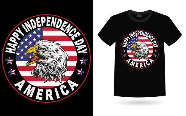 Vector 4th of july independence day tshirt design 4th july celebrate male and female tshirt design eps