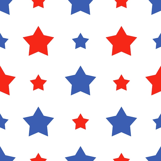 4th of July seamless pattern