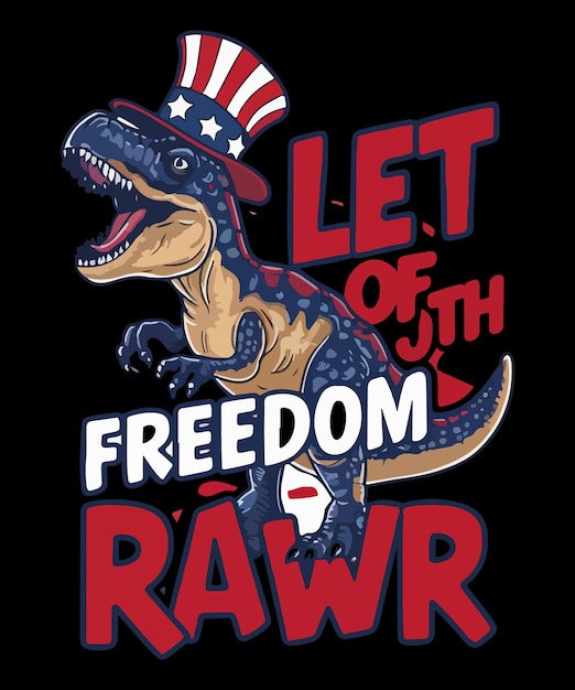 4th of July T Shirt Design