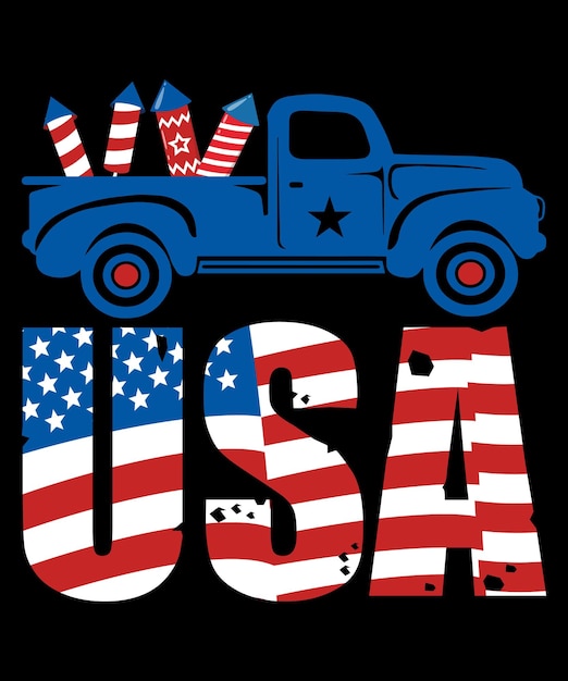 4th July Tshirt Design 9