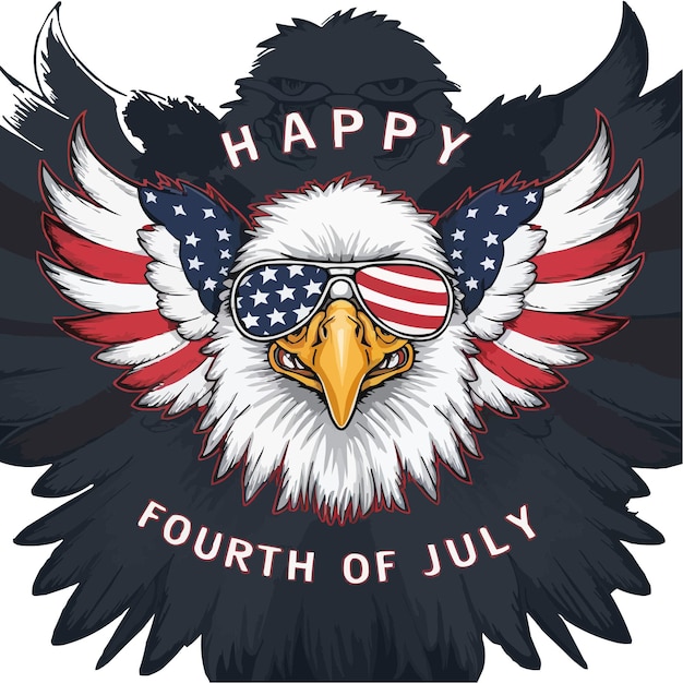 4th July Tshirt vector Generated With AI