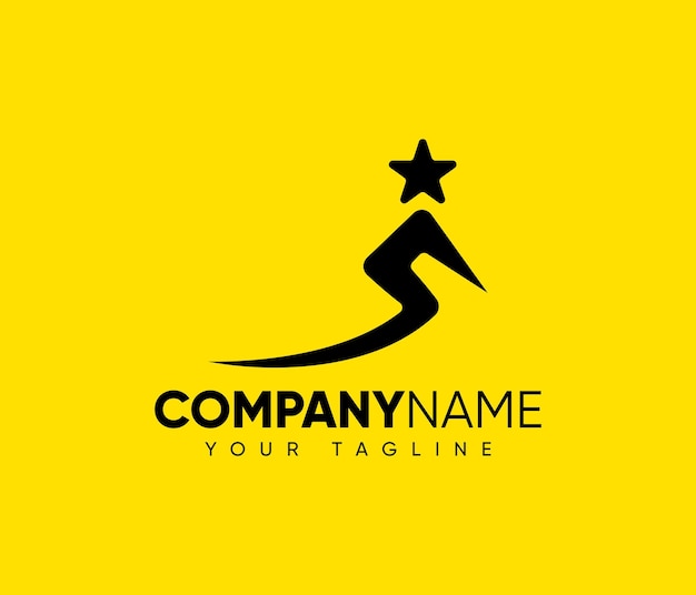 5 Star Logo Design Template