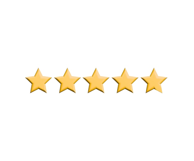 5 stars review vector design