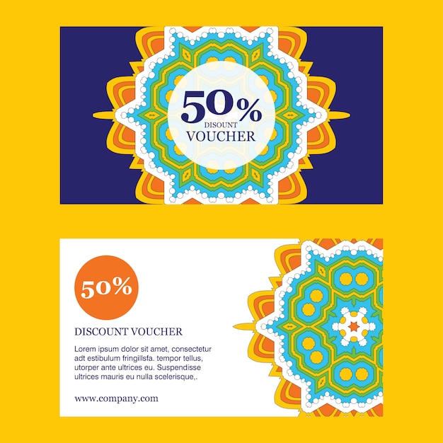 50% descount brochure design