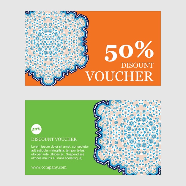 50% descount brochure design