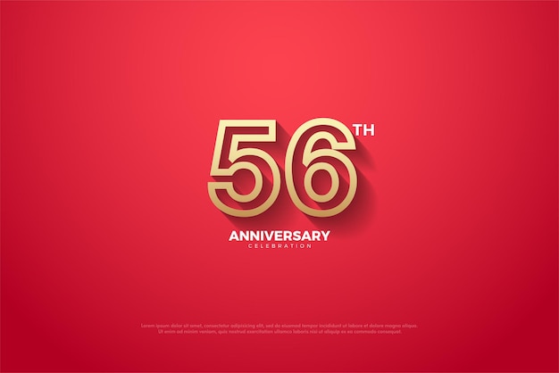 56th anniversary with a different number model.