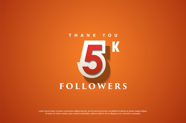 5k followers with different concepts.