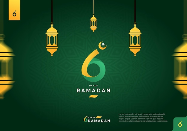 6th day of Ramadan logo icon