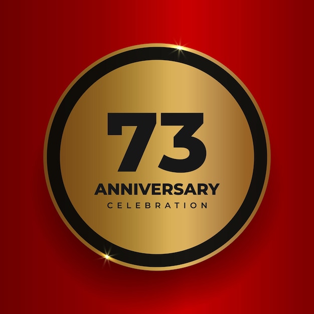 73 years anniversary celebration background