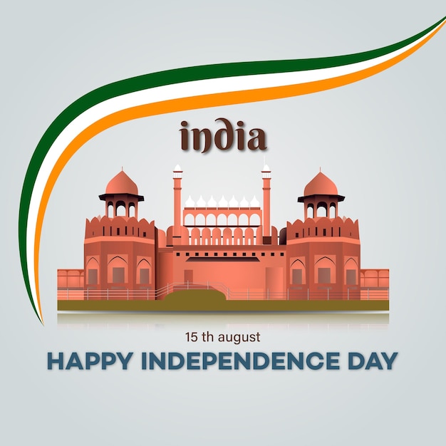 75year Happy independence day India Vector Template Design Illustration design social media post