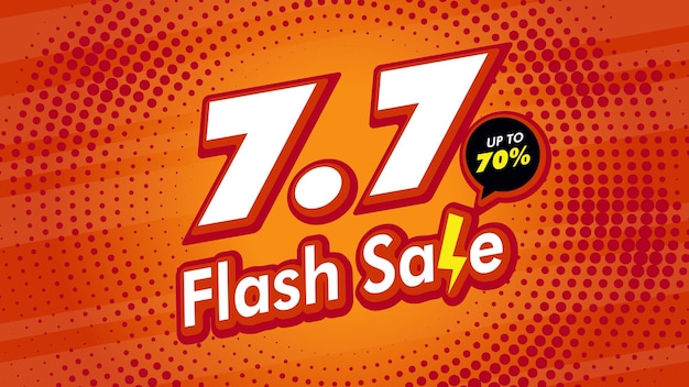 77 July flash sale template for shopping advertisement campaign ads for web social media