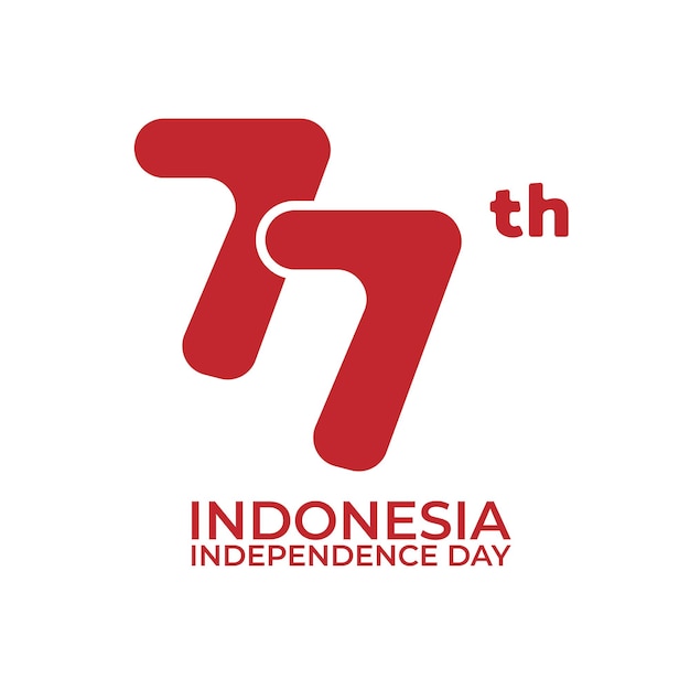 77th Indonesia Independence day logo