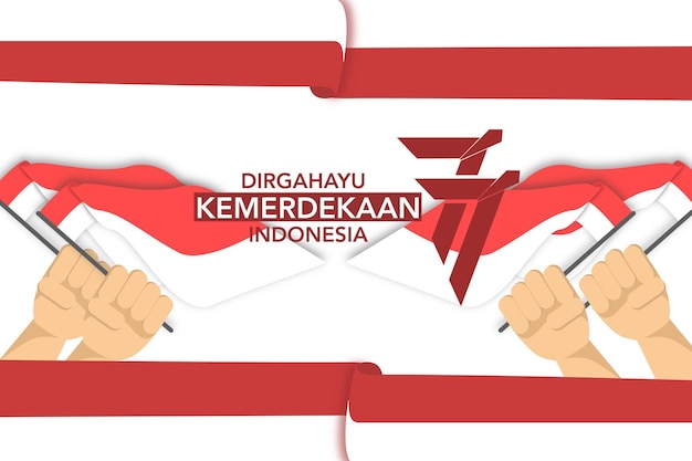 77th Indonesian Independence Day Translate Happy Independence Day of the Republic of Indonesia