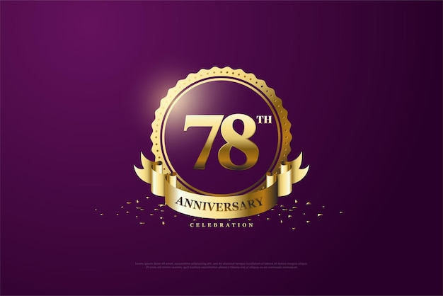 78th anniversary celebration banner.