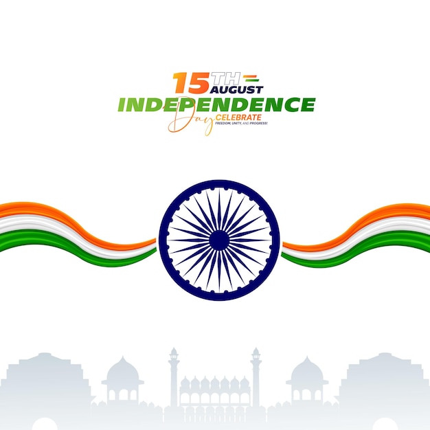 78th Indian Independence Day 15th August Social Media Post Poster Banner Web Banner Print Design