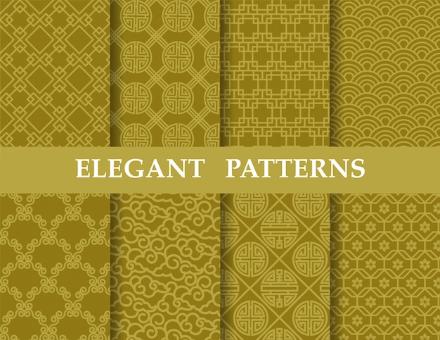 8 Chinese patterns