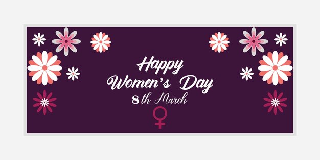 Vector 8 march womens day greeting card and happy womens day banner design placard card and poster