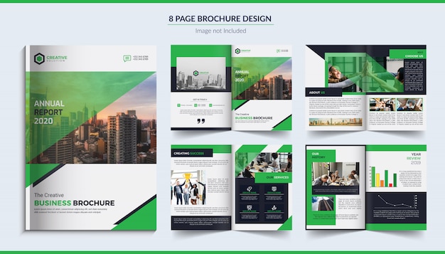 8 page business brochure 