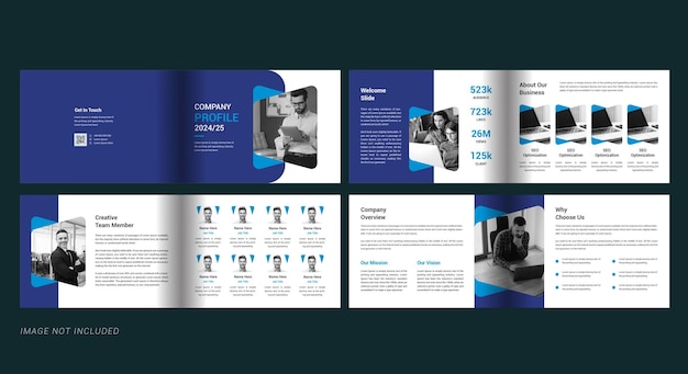 8 Page Company Profile Design