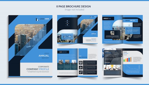 8 Pages Brochure Design