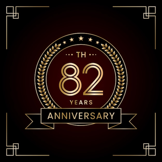 82th Anniversary Logo Design