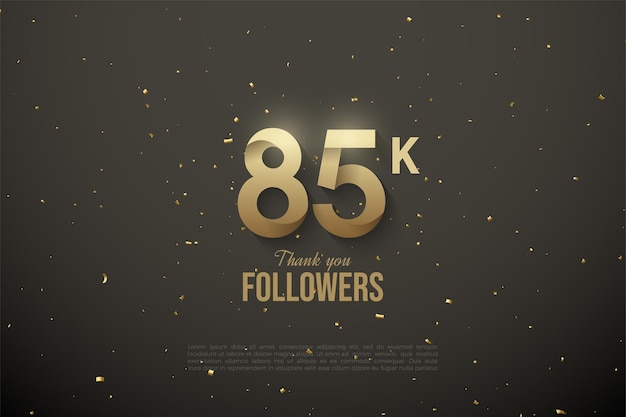 85k followers with paper figures illustration.