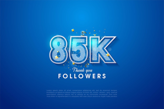 85k followers with transparent numbers.