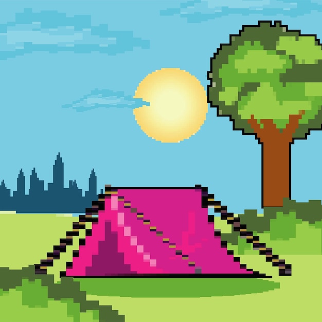 8bit camp poster