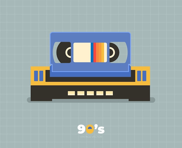 90s decade icon vector illustration design