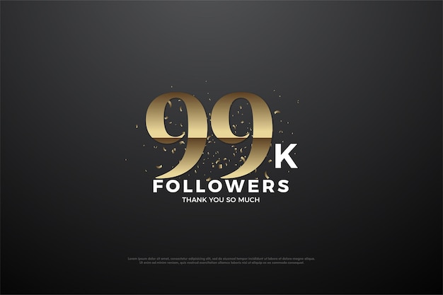 99k followers with flat figures