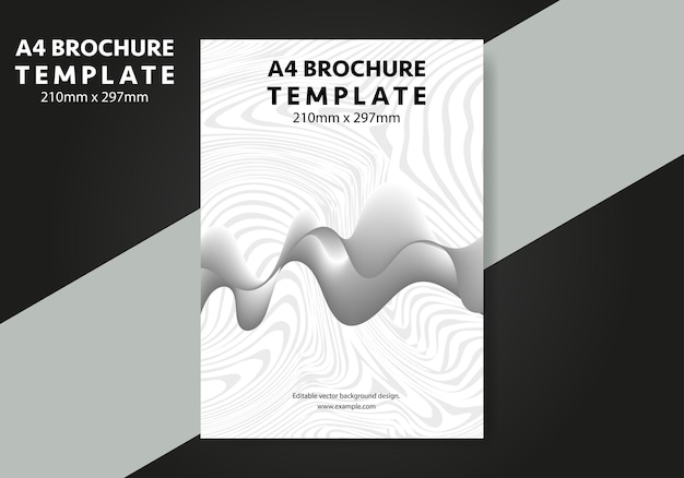 Vector a4 brochure background design template vector, flyer template for business background layout in a4