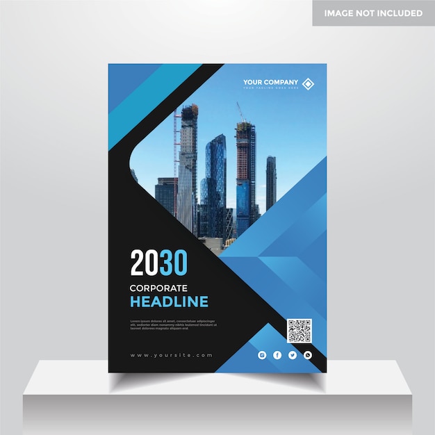 A4 Corporate business cover design template