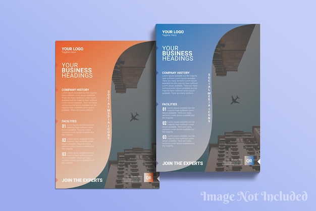 A4 Corporate Business Flyer Design Template