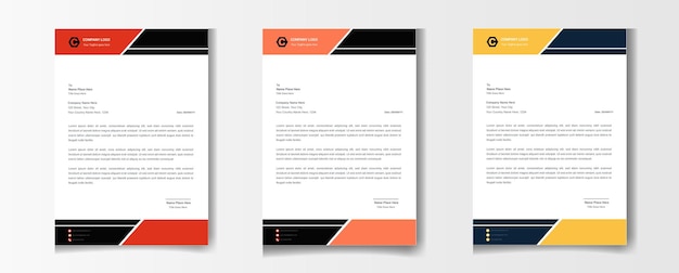 A4 letterhead template