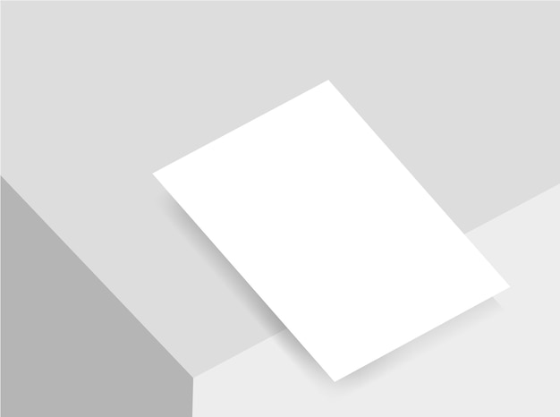 A4 paper mockup template