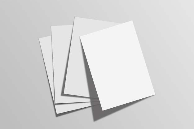 A4 paper mockup template