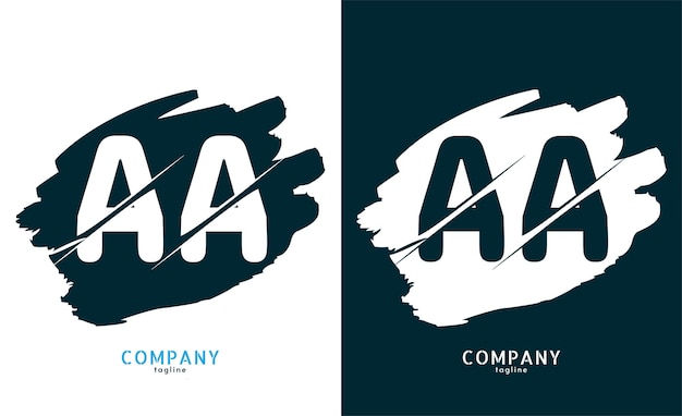 AA letter logo vector design template NEW