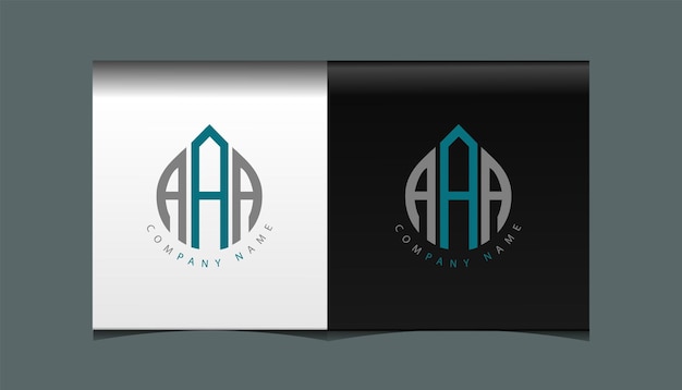 AAA initial modern logo design vector icon template