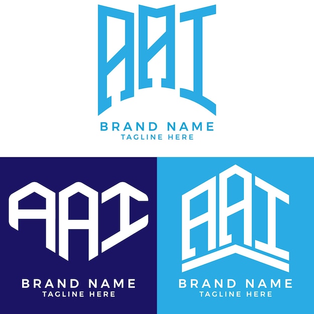 AAI letter logo. AAI best vector image. AAI Monogram logo design for entrepreneur and business.