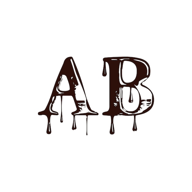 AB logo design