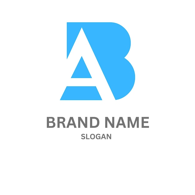 AB227 letter AB logo design