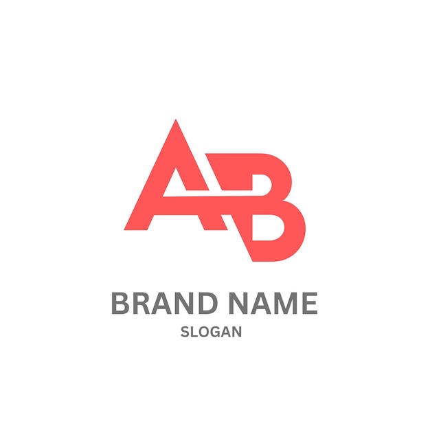 AB720 letter AB logo design