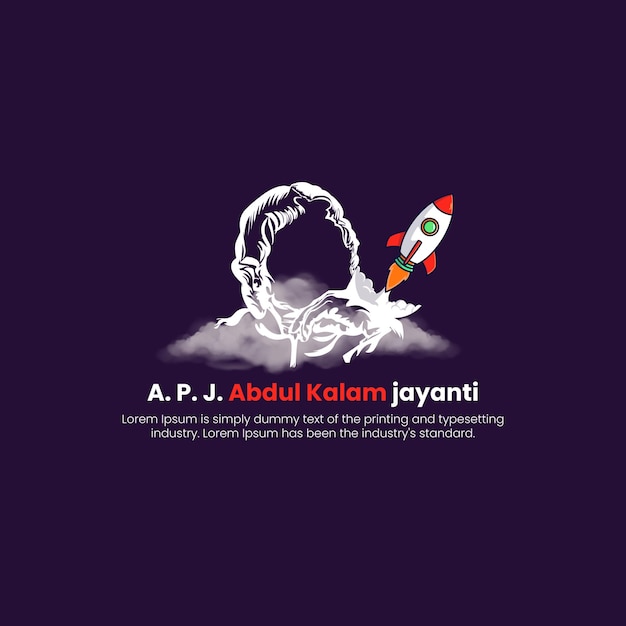 Abdul Kalam anniversary. creative ads.