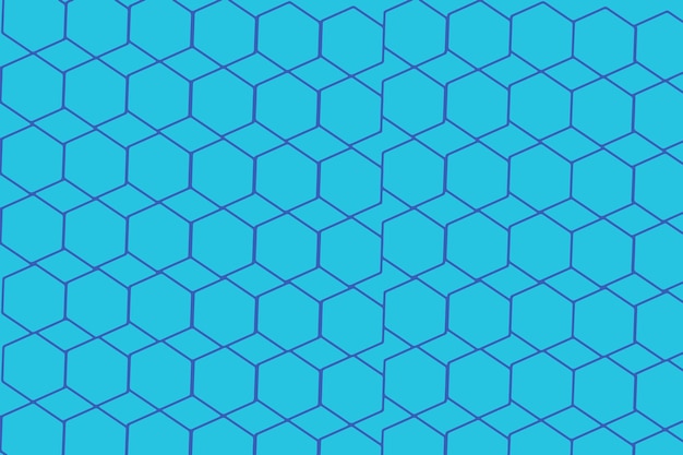 Abstact hexagon background in memphis style