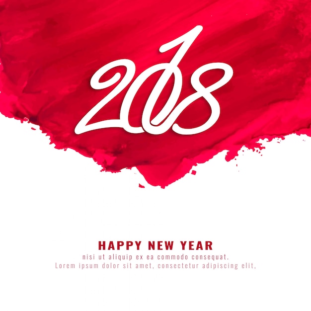 Abstarct New Year 2018 background