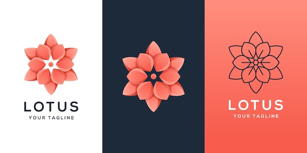 abstrack flower logo