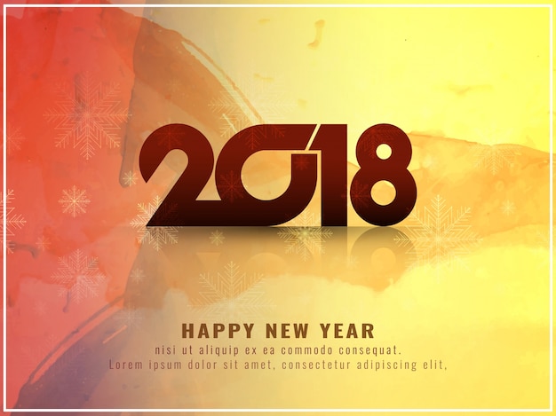 Abstract 2018 new year background